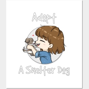 Adopt A Shelter Dog Posters and Art